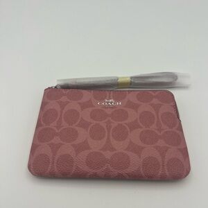 Coach Rose Signature Pouch